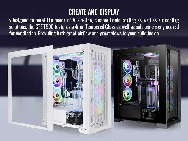 Thermaltake CTE T500 TG ARGB Snow E-ATX Full Tower Case